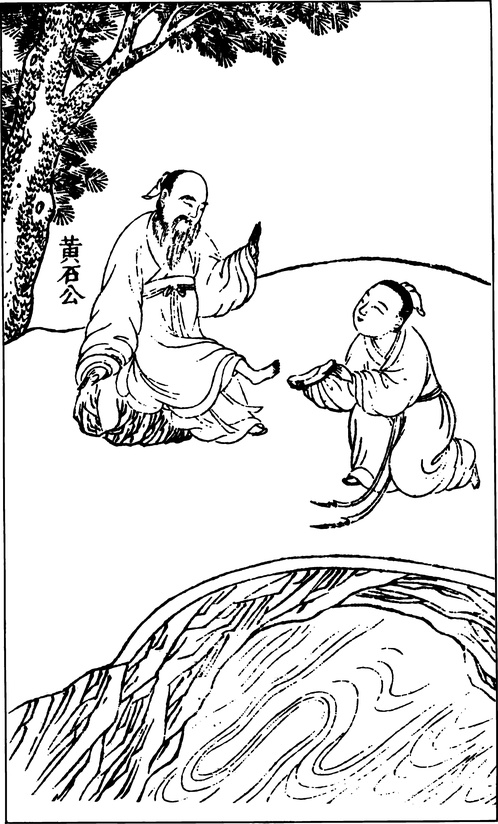 【古简笔版画】宗教集B0049（1618x2678）