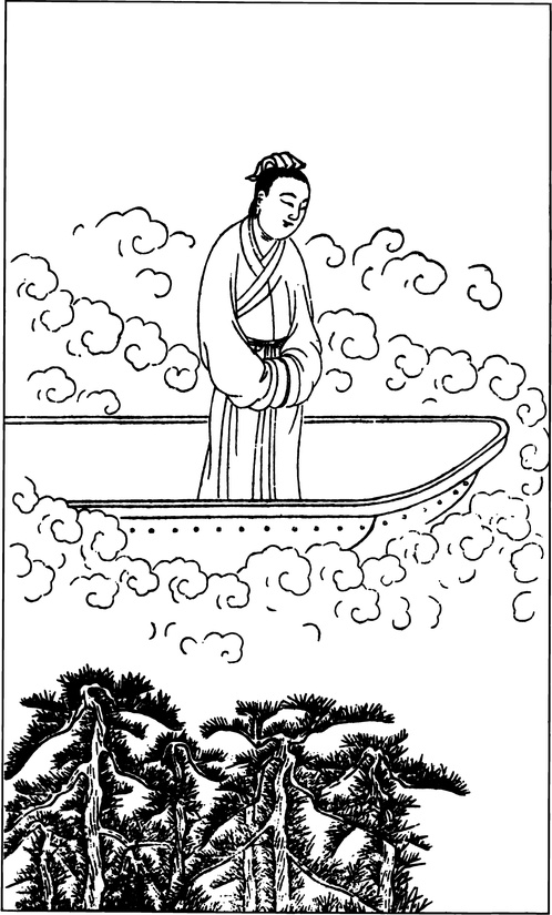 【古简笔版画】宗教类B0143（1617x2679）
