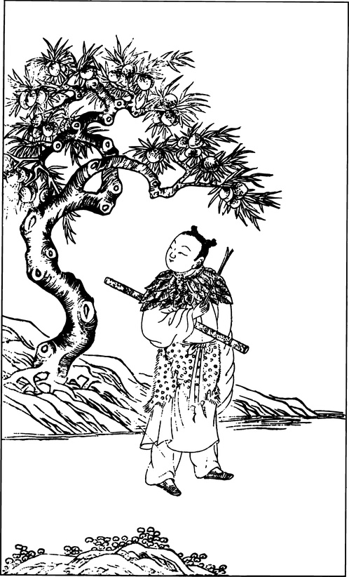 【古简笔版画】宗教集B0150（1621x2676）