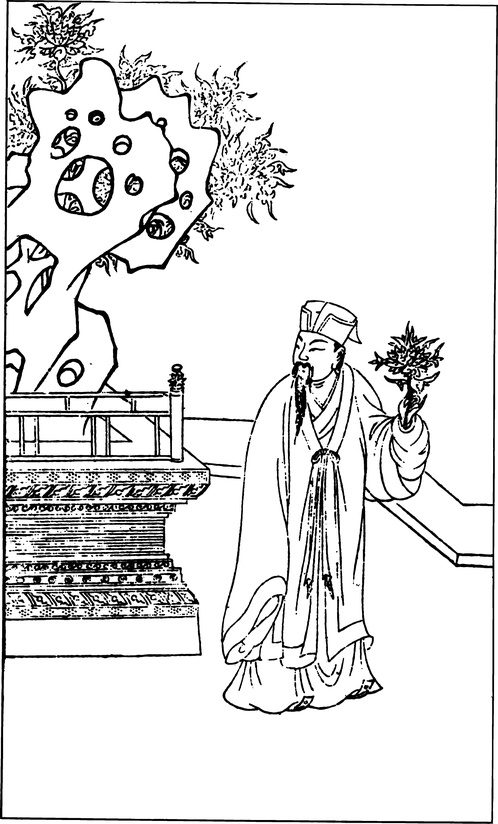 【古简笔版画】宗教集B0167（1622x2684）