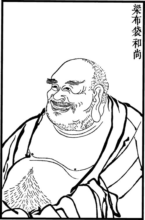 【古简笔版画】宗教类B0203（1313x1986）