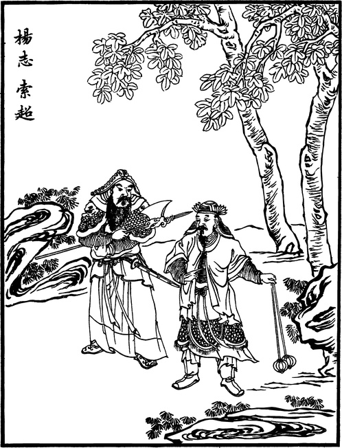 【古简笔版画】小说类D0015（1800x2357）