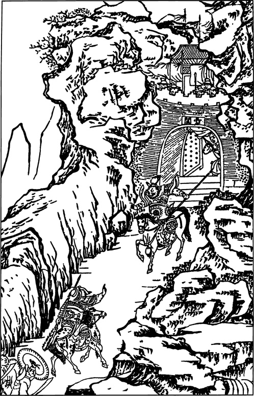 【古简笔版画】小说类D0119（1746x2717）