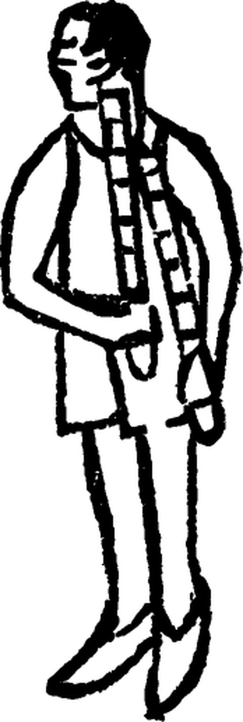 【古简笔版画】技术集C0099（174x516）