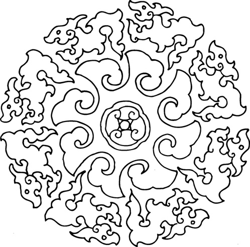 【吉祥图腾】竹梅双喜1201021（873x862）