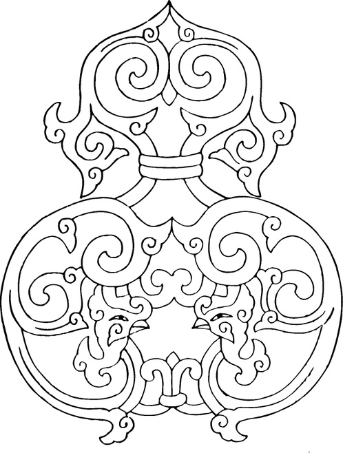 【吉祥图腾】竹梅双喜1201066（720x951）