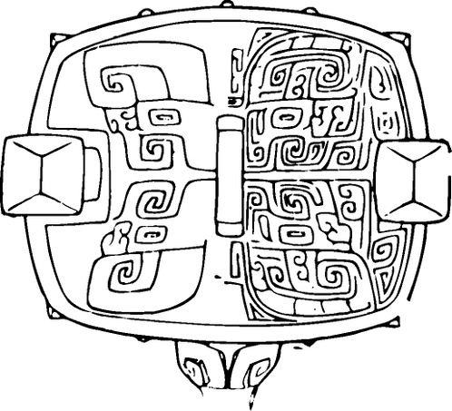 【商周图腾】商代后期青铜器与玉器206502（516x469）