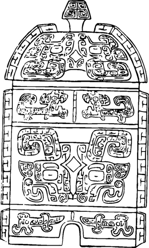 商周时期装饰图案特点图片