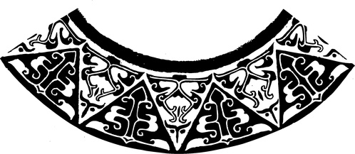 【春秋战国图腾】战国秦瓦当云纹315703（1421x619）