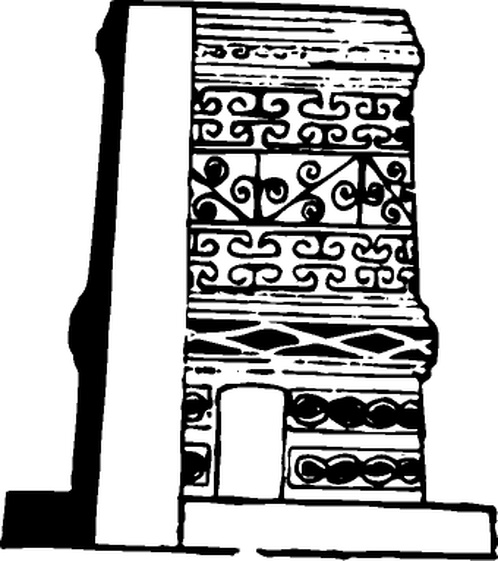 【春秋战国图腾】战国秦瓦当云纹315905（340x383）