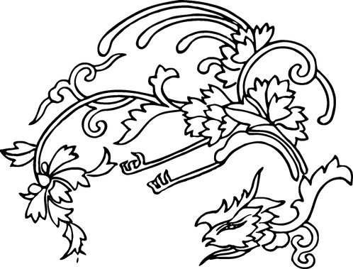 中华图案_清代上_织锈与云锦图案928602_高宽889x677_分辨率299dpi