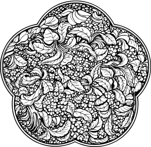 【清朝图腾】墨模雕刻1007701（1109x1083）