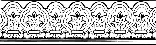 【清朝图腾】建筑彩画1015902（1584x457）