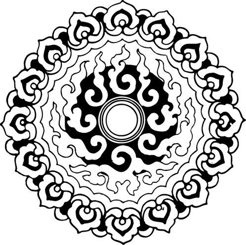 【清朝图腾】建筑彩画1016001(844x840) 【清朝图腾】建筑彩画1016001(844x840)