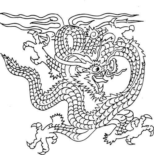 【清朝图腾】木版画1021605（811x814）