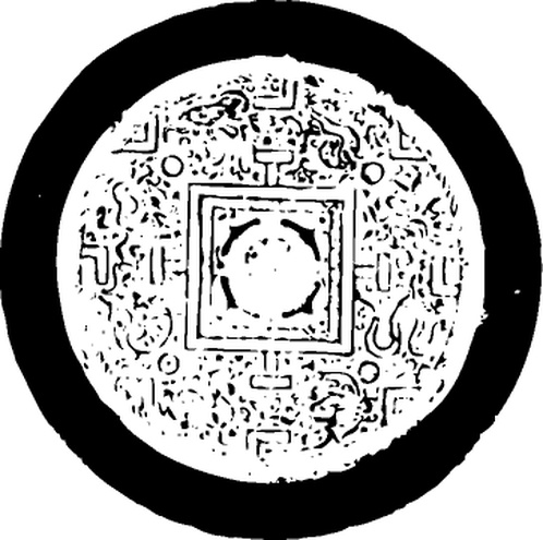 【秦汉图腾】东汉时期铜镜图案413303（362x360）