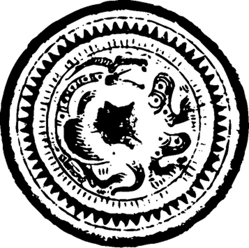 【秦汉图腾】东汉时期铜镜图案414301（357x355）