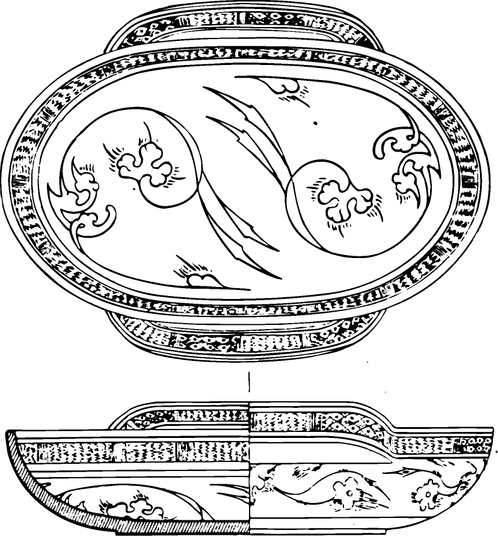 【秦汉图腾】西汉漆器刺绣410705（828x891）