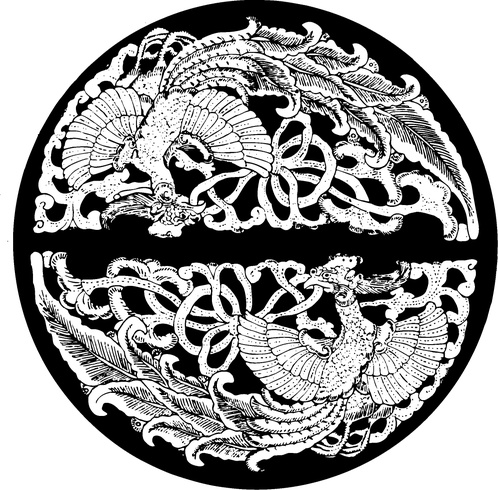 【隋唐图腾】五代雕刻与银平脱图632302（1102x1085）