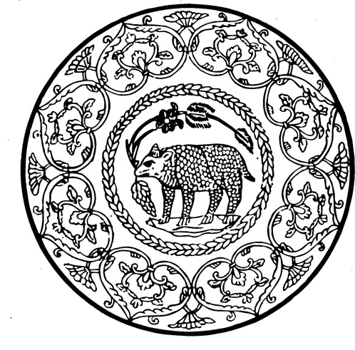 【隋唐图腾】唐代丝织印染图案620301（882x869）