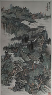 近代画.萧谦中_智乐仁寿图_15354.27854 近代画.萧谦中_智乐仁寿图_15354.27854