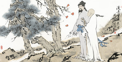 近代画.范曾_后赤壁赋_18919.9646