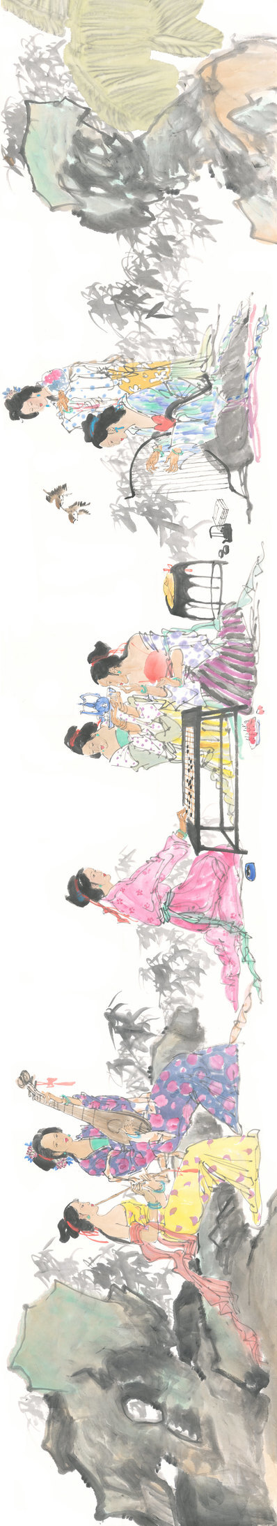 近代画.群艳好纸本_32492.5915