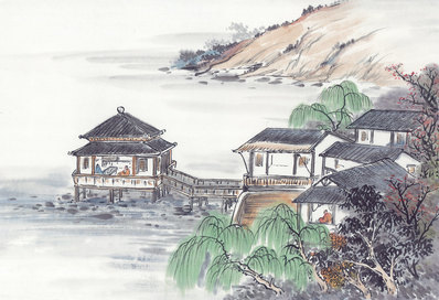 近代画.现代山水册页_63_6325.4325