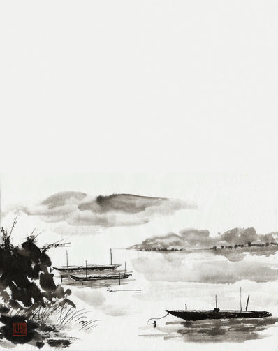 近代画.水墨山水画_自然景_6386.8066 近代画.水墨山水画_自然景_6386.8066