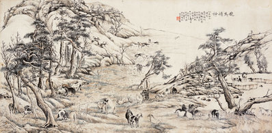 近代画.戏马_8698.4272