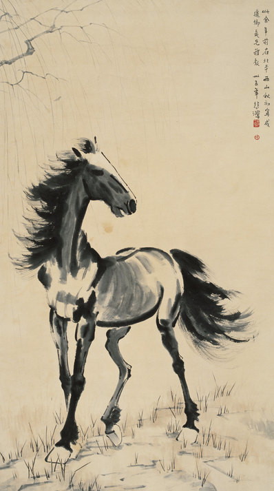 近代画.徐悲鸿_骊_8333.14930