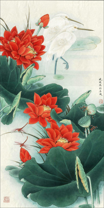 近代画.工笔画李晓_6074.12066