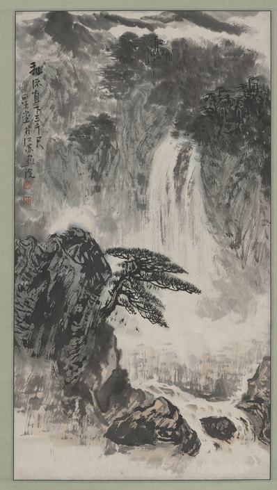 近代画.宋玉林_山水图_5503.9743