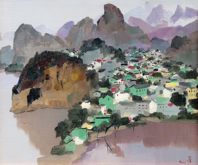 近代画.吴冠中_桂林_7298.6112