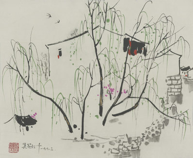 近代画.吴冠中_春_1_7356.6012