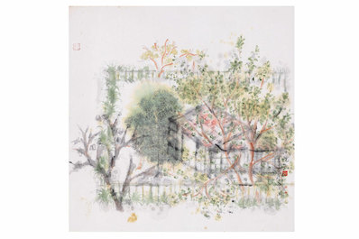近代画.刘文洁_园林_8616.5744