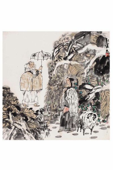 近代画.刘健_人_6744.10116