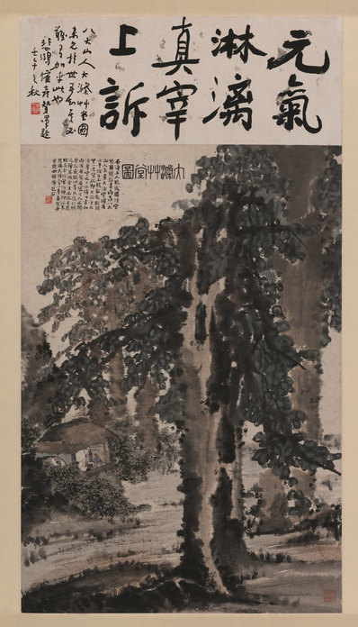 近代画.傅抱石_大涤草堂图_8928.15616