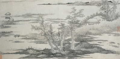 清代画.龚贤_山水八景_1_6299.3100