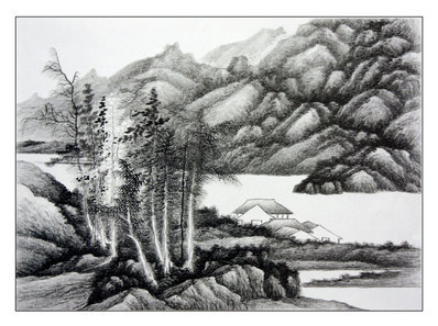 清代画.龚贤_山水_画谱_8_4618.3446