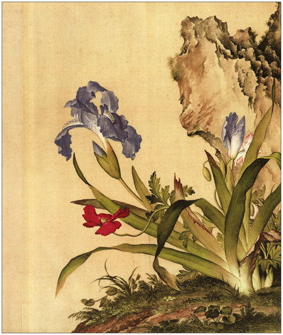 清代画.郎世宁_仙萼长春图_29_4488.5315