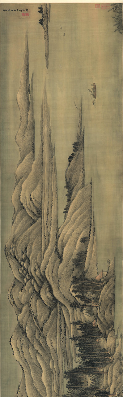 清代画.王翚_夏景山口待渡图_绢本_1_19014.5904