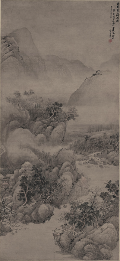 清代画.王翚_夏山烟雨图_纸本_7433.16121