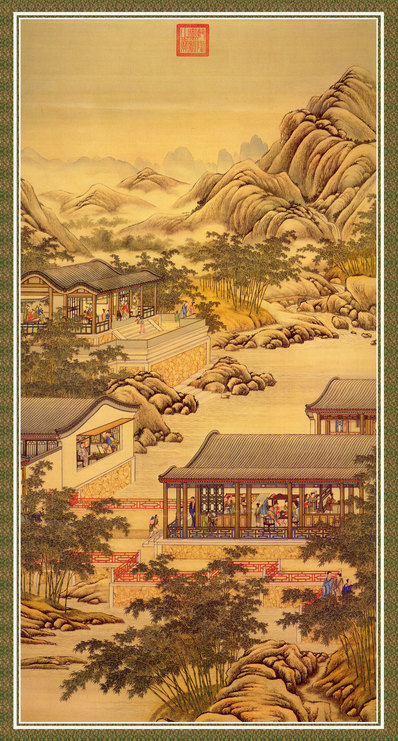清代画.清院本十二月令图册_十二月令图开冬农_3480.6480