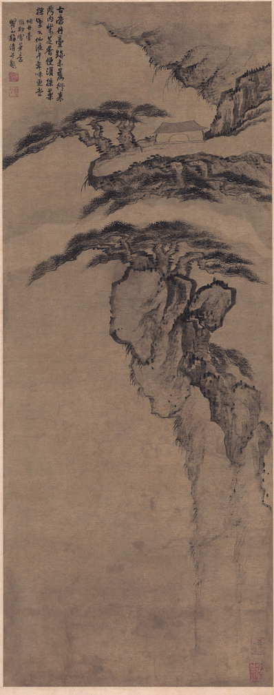 清代画.梅瞿山_山水精品_绢本_6273.15909