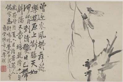 清代画.李鱓_花鸟十二开_二_纸本_111_5802.3858 清代画.李鱓_花鸟十二开_二_纸本_111_5802.3858