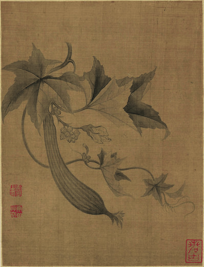 清代画.恽寿平_花果蔬菜_绢本_111_2356.3091