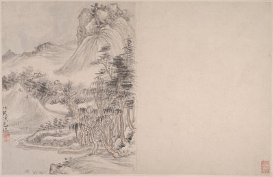 清代画.恽寿平_山水册大都会_5_4600.2976
