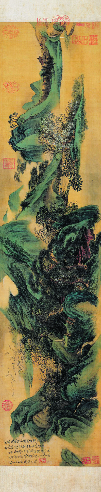 清代画.吴历_云白山青图卷台_14877.3071
