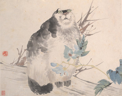 清代画.任颐_花鸟蔬果册页_八开_4_4500.3545
